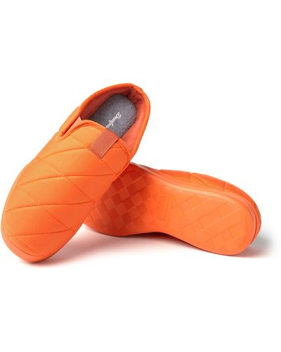 Dearfoams Andy Water Resistant Lightweight Eva Spandex Clog - Orange