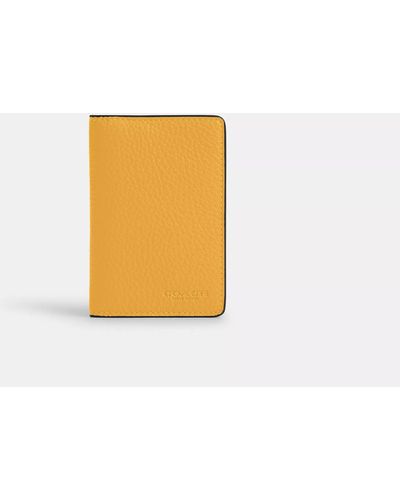 COACH Id Wallet - Yellow