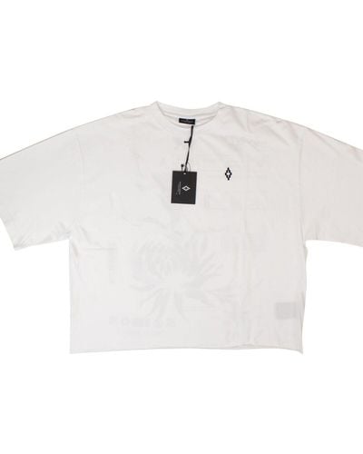 Marcelo Burlon Flower Shipping Over T-shirt - White
