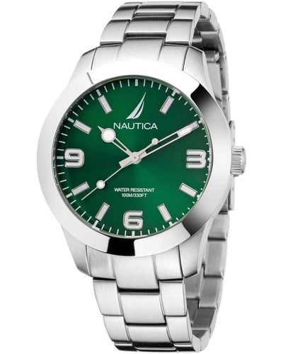 Nautica Pacific Beach 43mm Quartz Watch - Green