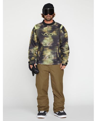 Volcom All I Got Pullover Crew - Camouflage - Green