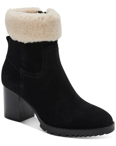Blondo Tia Leather Faux Fur Winter & Snow Boots - Black