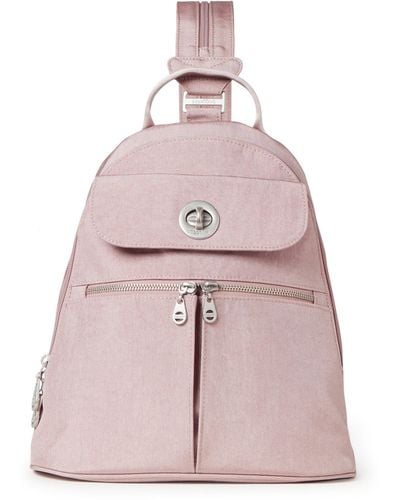 Baggallini Naples Convertible Backpack - Pink