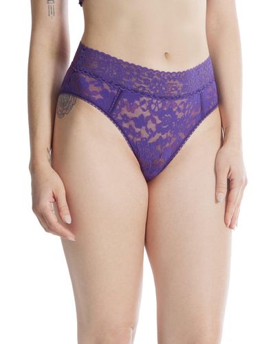 Hanky Panky Daily Lace Cheeky Brief - Blue