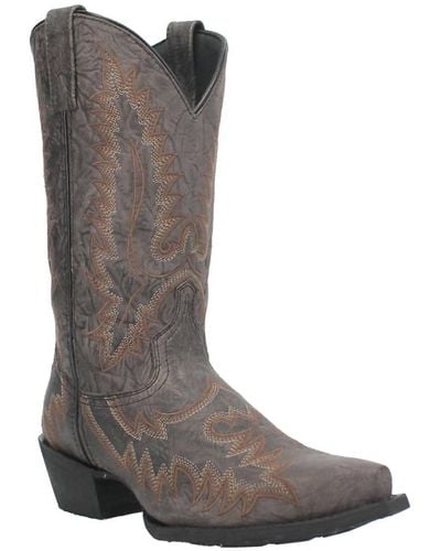 Laredo Kilpatrick Snip Toe Western Cowboy Boot - Brown