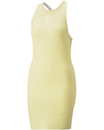 PUMA Classics Sleeveless Dress - Yellow