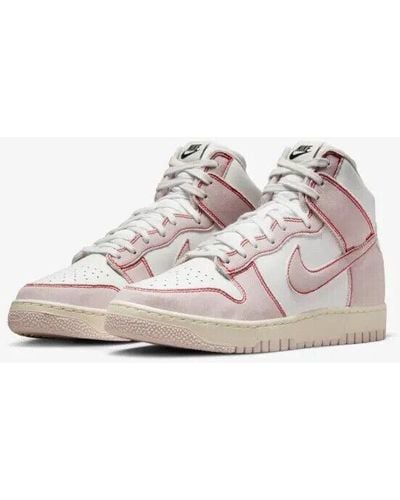 Nike Dunk High 1985 Dq8799-100 Men Barely Rose White Sneaker Shoes Us 10 Cat133 - Pink