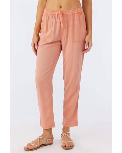 O'neill Sportswear Francina Pants - Pink