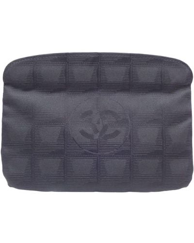 Chanel Synthetic Clutch Bag (pre-owned) - Blue