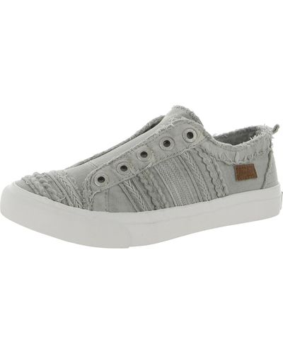 Blowfish Slip On Gym Casual And Fashion Sneakers - Gray