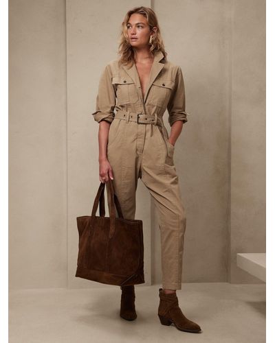 Banana Republic Heritage Explorer Jumpsuit - Natural