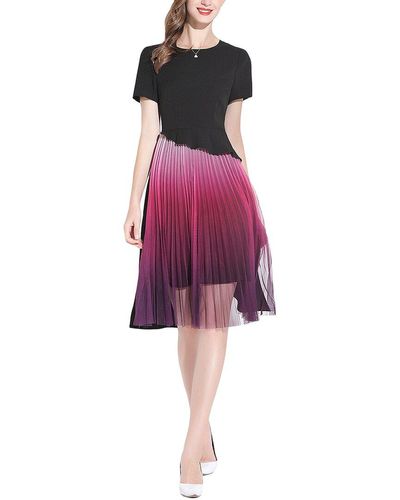 GYALWANA Midi Dress - Purple