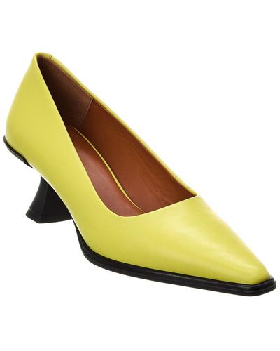 Vagabond Shoemakers Tilly Leather Pump - Yellow