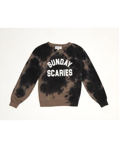 Wildfox Sunday Scaries Sweatshirt - Black