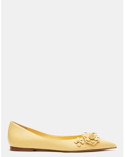 Steve Madden Maria Yellow Leather - Natural