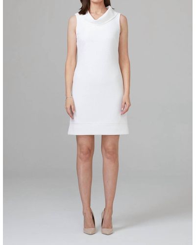 Joseph Ribkoff Chemise Mini Dress - White