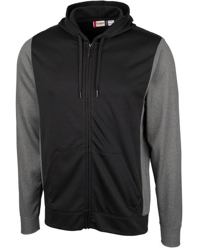 Clique Helsa Sport Colorblock Full Zip Jacket - Black