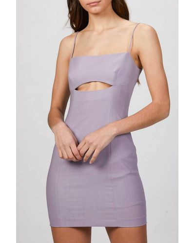 Zeynep Arcay Lp Cutout Bodycon Dress - Purple