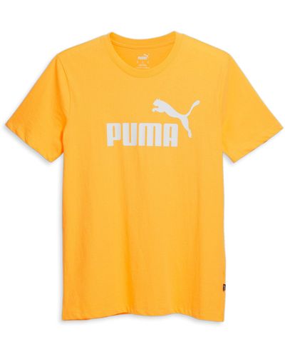 PUMA Essentials Logo Tee - Yellow