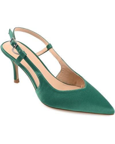 Journee Collection Collection Knightly Pump - Green