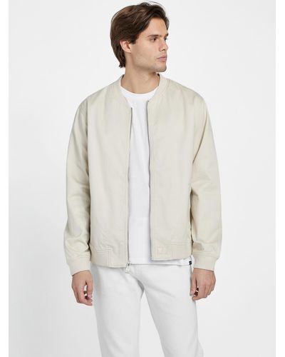 Guess Factory Marcus Flight Jacket - White