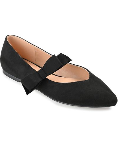 Journee Collection Collection Aizlynn Flat - Black