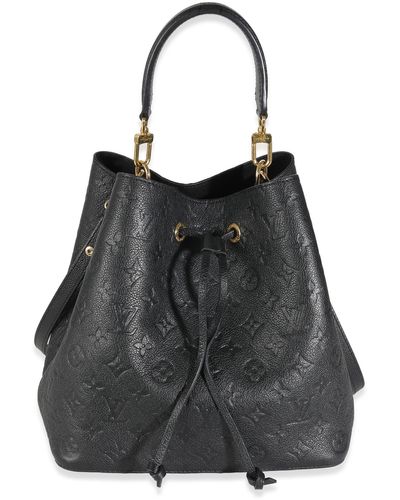 Louis Vuitton Monogram Empreinte Néonoé Mm - Black