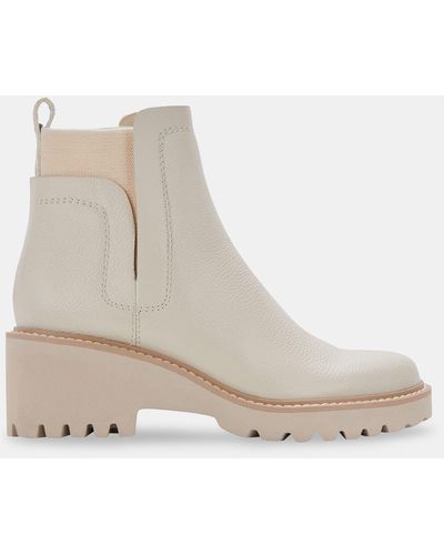 Dolce Vita Huey H2o Boots Off White Leather