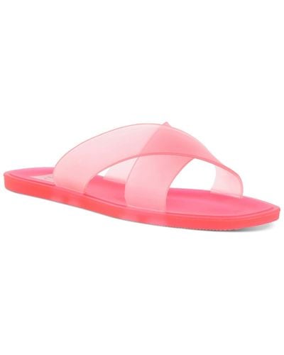 DV by Dolce Vita Solstice Slip On Flat Jelly Sandals - Pink