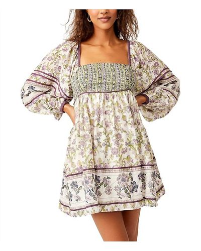 Free People Endless Afternoon Mini Dress - Natural