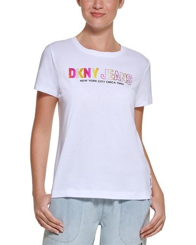 DKNY Logo Crewneck T-shirt - White