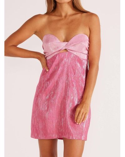 MINKPINK Vida Mini Dress - Pink