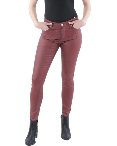AG Jeans Farrah Denim Coated Colored Skinny Jeans