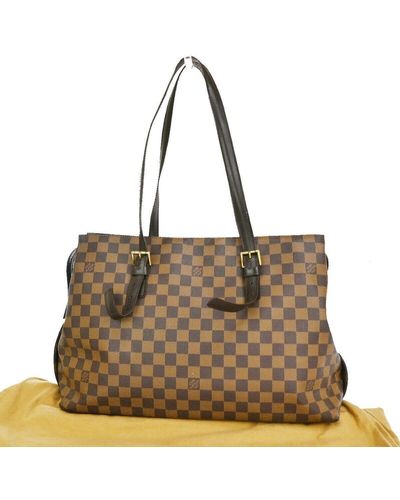 Louis Vuitton Chelsea Canvas Shoulder Bag (pre-owned) - Brown