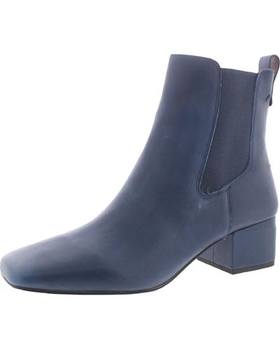 Franco Sarto Waxton Padded Insole Ankle Boots - Blue