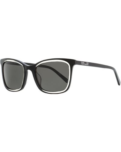 Diane von Furstenberg Kathryn Sunglasses Dvf682s Black/clear 52mm