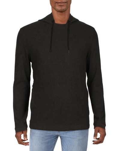 Kenneth Cole Fleece Pullover Hoodie - Black