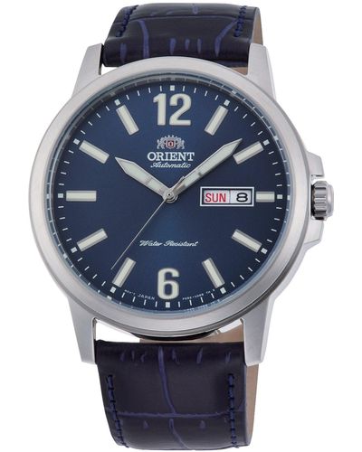 Orient Ra-aa0c05l19b Contemporary 42mm Automatic Watch - Blue