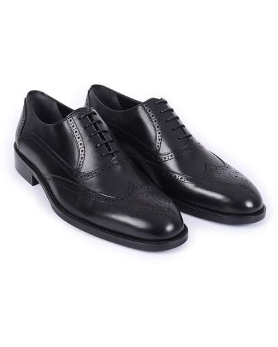 VELLAPAIS Anderson Oxford Dress Shoes - Black
