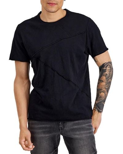 INC Cotton Crewneck T-shirt - Black