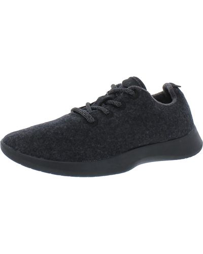 ALLBIRDS The Wool Runners Lifestyle Lace-up Casual And Fashion Sneakers - Black
