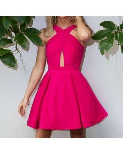 Rachel Allan Short Cocktail Dress - Pink