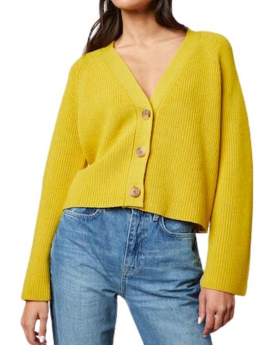 Velvet By Graham & Spencer Marilyn Sweater - Yellow
