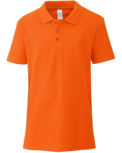 Clique Addison Youth Polo - Orange