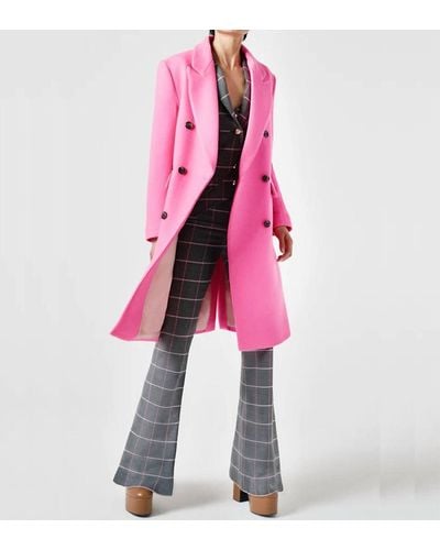 Smythe Db Overcoat - Pink