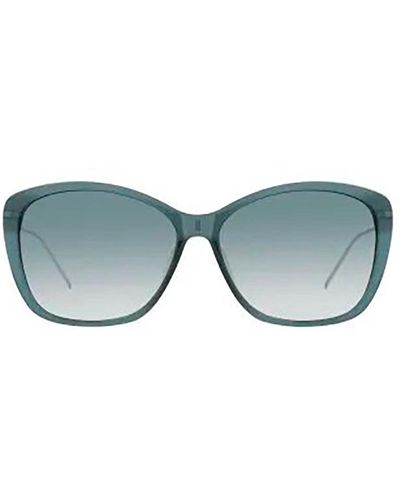 DKNY Dk 702s 319 Butterfly Sunglasses - Blue