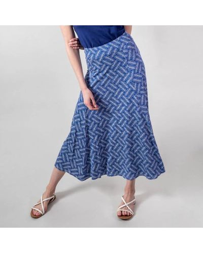 Krimson Klover Riviera Maxi Skirt - Blue
