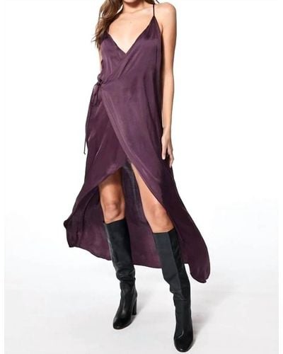 Young Fabulous & Broke Givanni Maxi Slip Dress - Purple