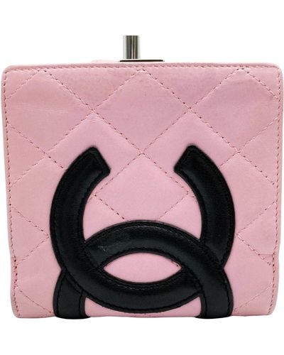 Chanel Cambon Leather Wallet (pre-owned) - Pink
