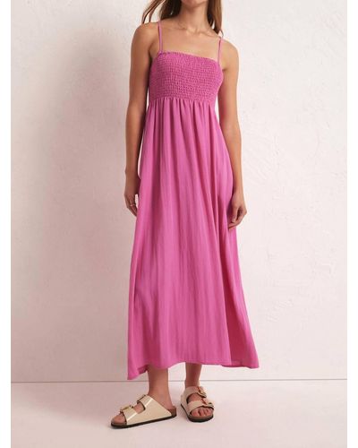 Z Supply Midi Dress - Pink